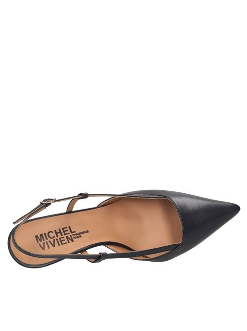 Décolleté slingback Rush in pelle MICHEL VIVIEN CHAUSSER PARIS | RUSH_6 STEFANIL 091NAVY